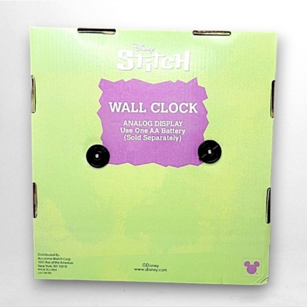 Disney Stitch Pink and Blue Wall Clock - Picture 5 of 7